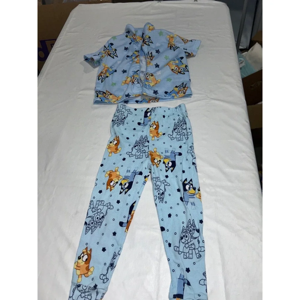 Bluey Bingo Pajamas Set Toddler Boys Girls Blue 3T Top 4T Pants‎ Mixed Set